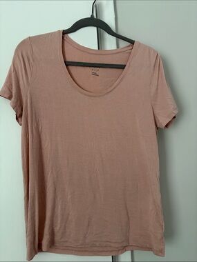 a new day Scoop Neck Tee in Dusty Pink